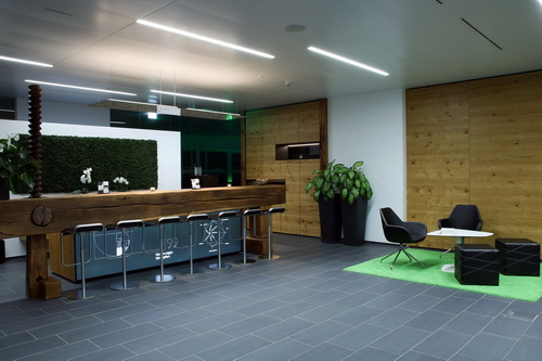 Empfang eines Büros